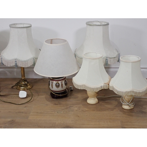 61 - Seven assorted Table Lamps (some of which failed PAT tests)