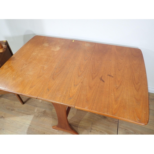 85 - An oak Music Cabinet, modern dropleaf Table and pine Dressing Mirror