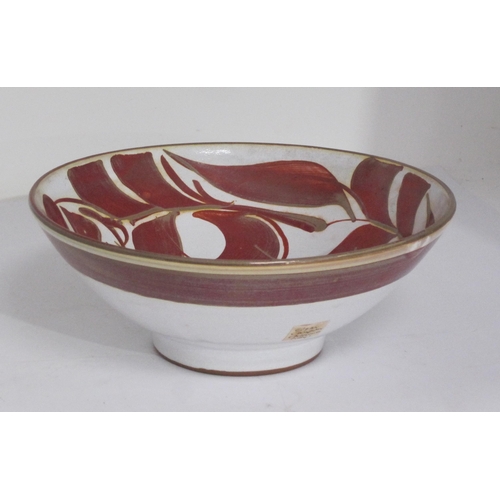 340 - A glazed Bowl by Edgar Campden, 3½in H, 8¼ Diam