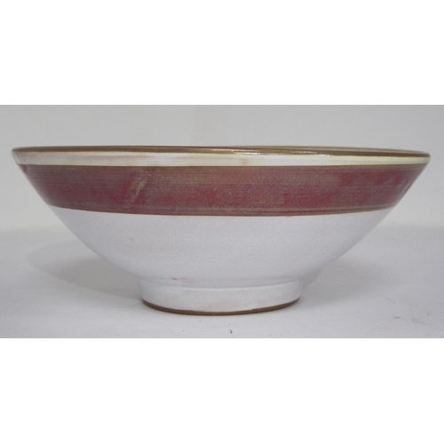 340 - A glazed Bowl by Edgar Campden, 3½in H, 8¼ Diam