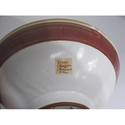 340 - A glazed Bowl by Edgar Campden, 3½in H, 8¼ Diam