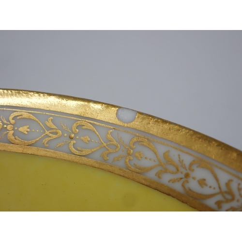 346 - A B&G Cup and Saucer with gilt dolphin and swag decoration, moulded handle, marked, a Cup and Saucer... 