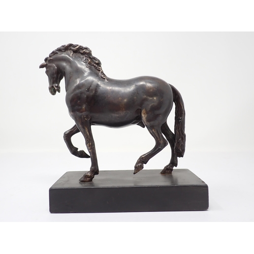 468 - After Giambologna; a bronze Sculpture of the pacing horse modelled on the statue of Duke Cosimo l de... 