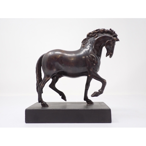 468 - After Giambologna; a bronze Sculpture of the pacing horse modelled on the statue of Duke Cosimo l de... 