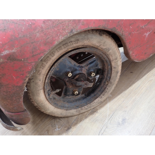 490 - An Austin J40 Pedal Car in barn find condition