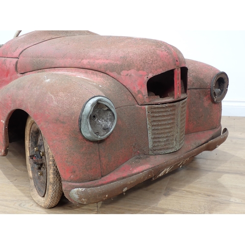 490 - An Austin J40 Pedal Car in barn find condition