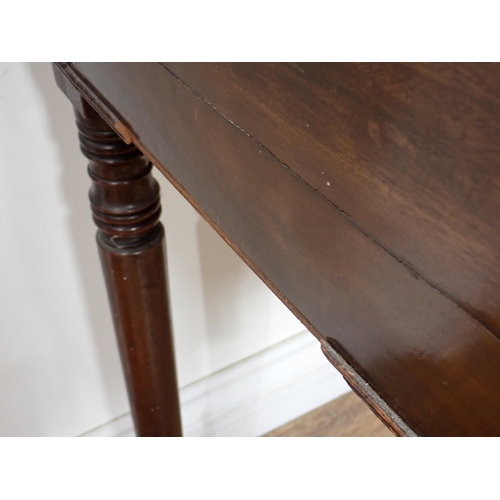 653 - An early 19th Century mahogany bowfront Sideboard fitted pair of drawers flanked by deep drawer and ... 