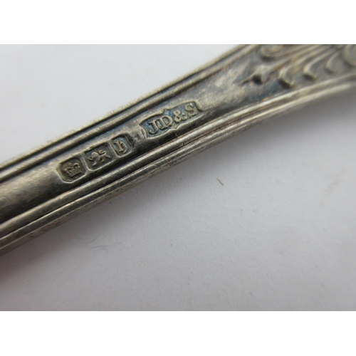 7 - A Victorian silver Basting Spoon, Queen's pattern, Sheffield 1900, 199gms, maker: J. Dixon & Sons