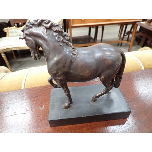 468 - After Giambologna; a bronze Sculpture of the pacing horse modelled on the statue of Duke Cosimo l de... 