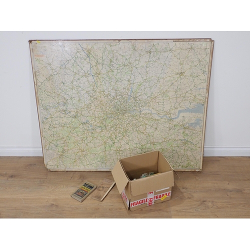 269 - A box of Maps and Cigarette Cards