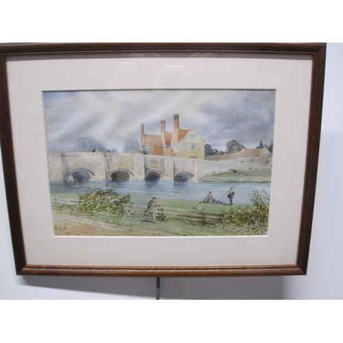 415 - ARTHUR CHARLES FARE. Christchurch Priory, signed and inscribed, watercolour. Provenance: with Frost ... 