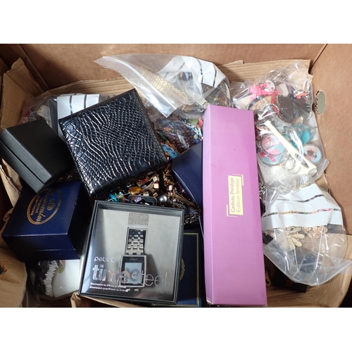 226 - Two large boxes of Costume Jewellery