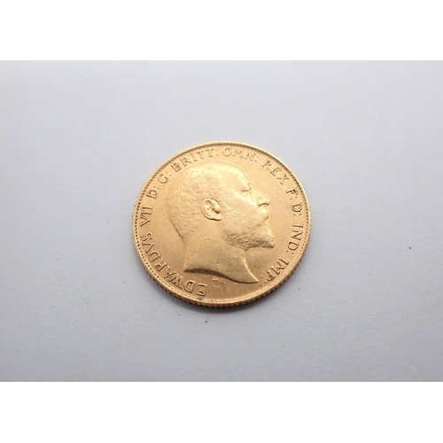 229 - ** WITHDRAWN ** An Edward VII half Sovereign 1907