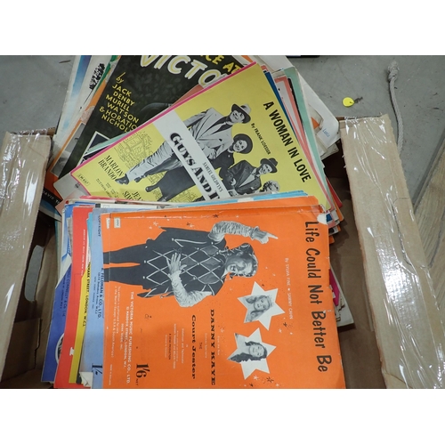 272 - A box of Musical Sheet Music