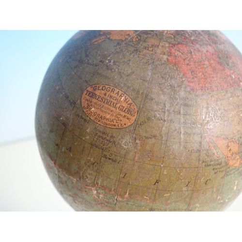 283 - A small Geographica Ltd. Globe and a Ship Diorama