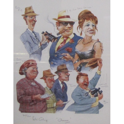 402 - AFTER PETER CURLING. 'Owners'; and 'Trainers', pencil signed and numbered 305/500, 14 x 11in; a pair... 