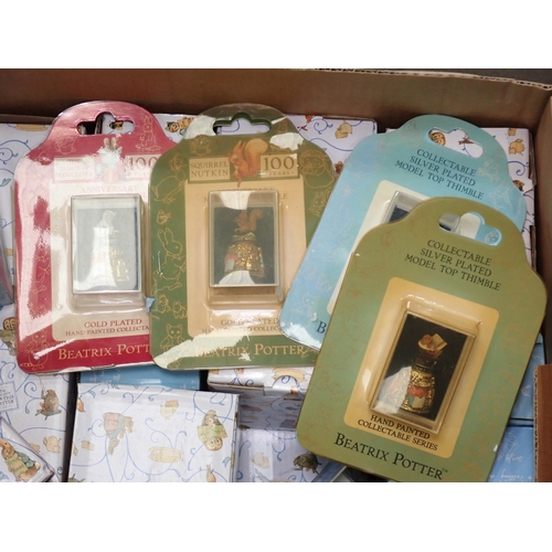 471 - A quantity of Beatrix Potter items, mostly boxed