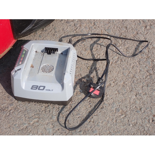 653 - A Mountfield S42R Battery Lawn Mower