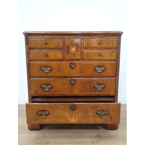 660 - A Harrods reproduction mahogany veneered TV Cabinet