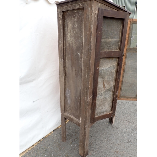 686 - A rustic pine Food Cupboard 6ft 1in H x 3ft 2in W