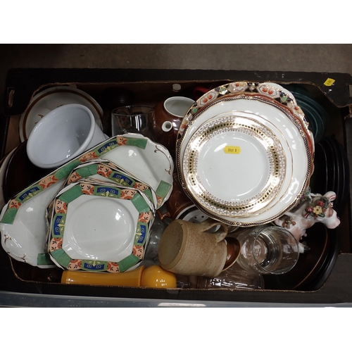 648 - Two boxes of assorted Tea Sets and other ceramics