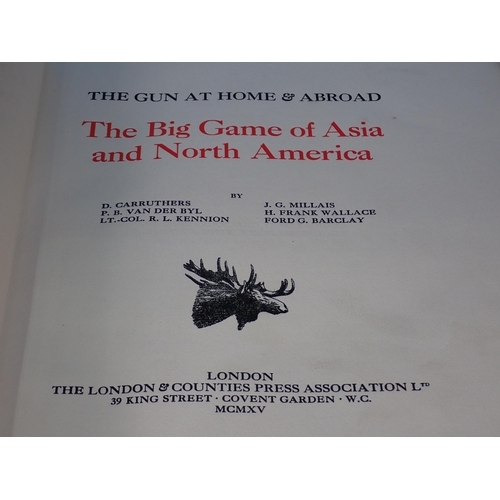1001 - MILLAIS, J.G; CARRUTHER, D; VAN DER BYL, P.B., et al; 'The Gun at Home & Abroad-The Big Game of Asia... 