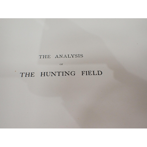 1004 - SURTEES R.S., The Analysis of The Hunting Field, being series of sketches, Souvenir of the Season 18... 