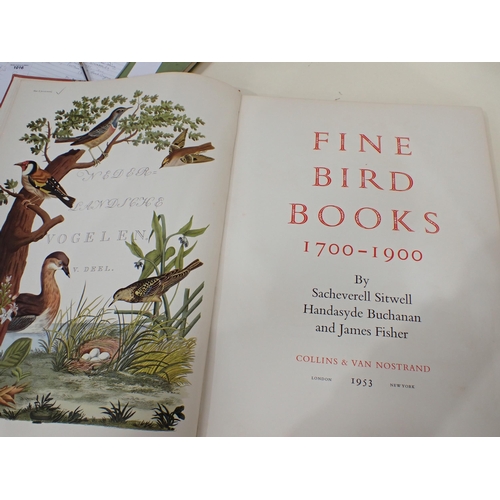 1016 - SITWELL, BUCHANAN & FISHER, Fine Bird Books 1700-1900, pub. 1953, colour plates (1)