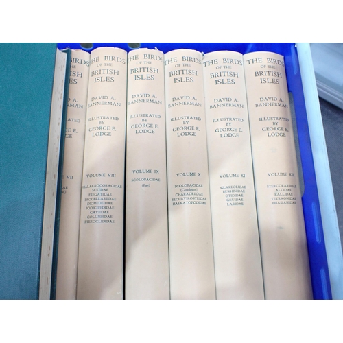 1042 - BANNERMAN David and LODGE George E, The Birds of the British Isles, pub. Oliver & Boyd in twelve vol... 