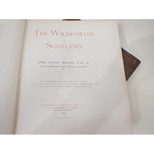 1053 - MILLAIS John Guille, The Wildfowler in Scotland, pub. Longmans & Green 1901, and MAXWELL Marius, Sta... 