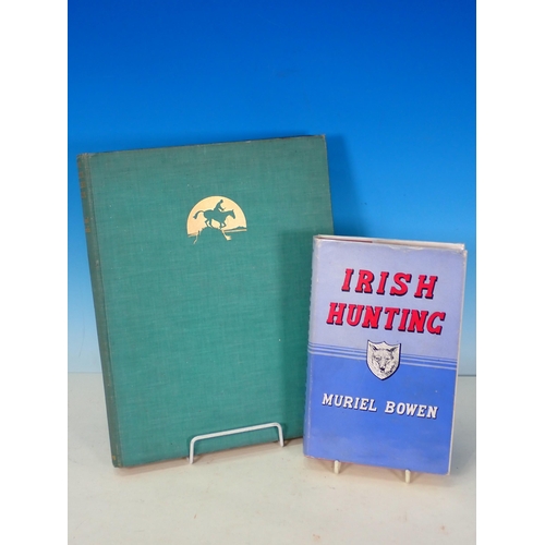 1061 - Lionel Edwards; 'My Irish Sketchbook', 1938 and Muriel Bowen, 'Irish Hunting', 1955, both illustrate... 