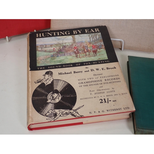 1065 - Lionel Edwards; 'My Hunting Sketchbook' 1928, 'Sketches in Stable and Kennel' 1944, 'The Fox' 1949, ... 