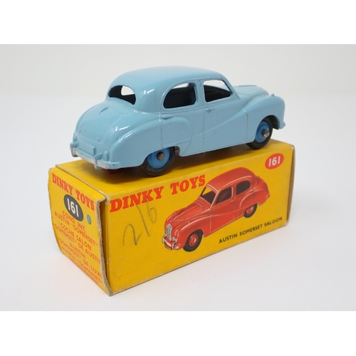 1134 - A boxed Dinky Toys No.161 blue Austin Somerset