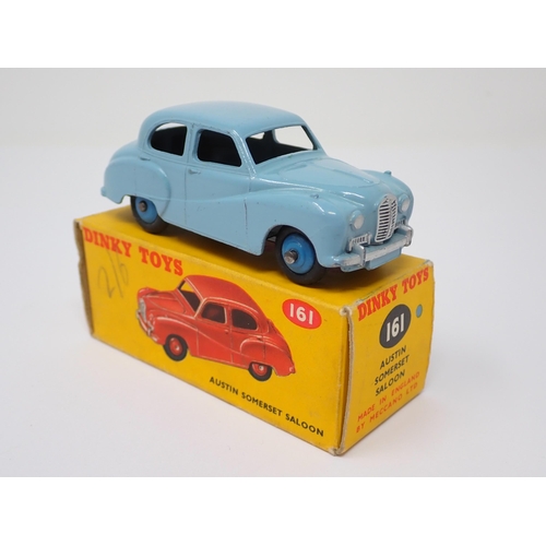 1134 - A boxed Dinky Toys No.161 blue Austin Somerset