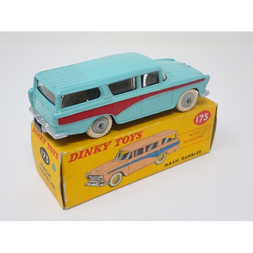 1138 - A boxed Dinky Toys No.173 turquoise Nash Rambler