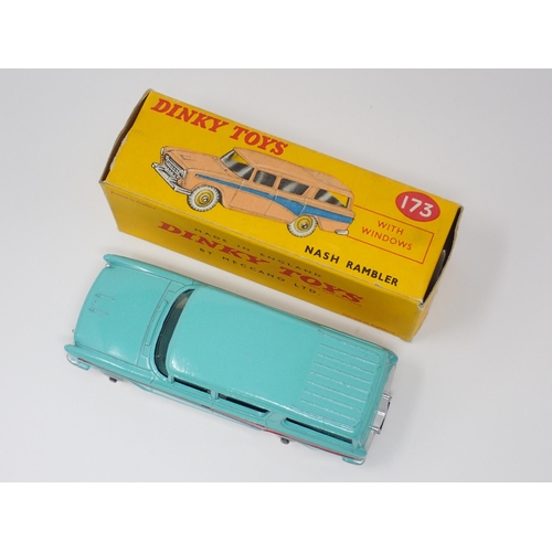 1138 - A boxed Dinky Toys No.173 turquoise Nash Rambler