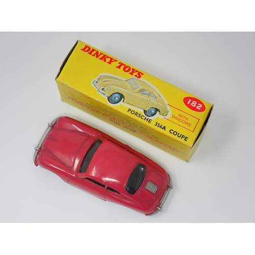 1140 - A rare boxed Dinky Toys No.182 pink Porsche 356A Coupe