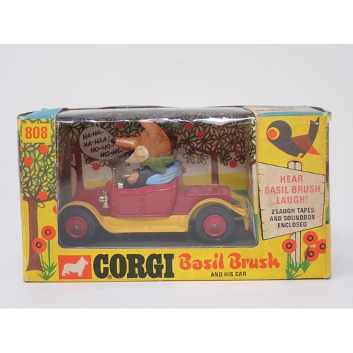 1142 - A boxed Corgi No.808 Basil Brush Car with laugh tapes and sounbox