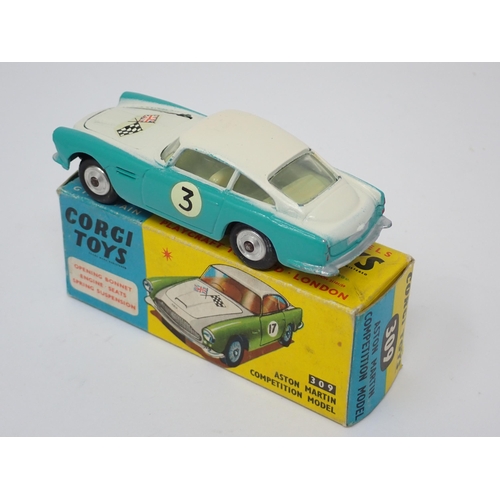 1146 - A boxed Corgi Toys No.309 Aston Martin Competition Model