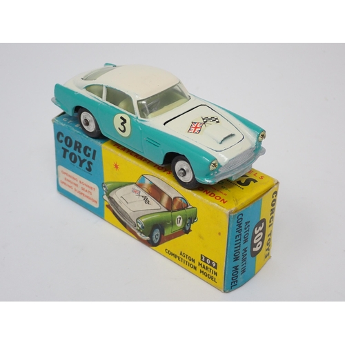 1146 - A boxed Corgi Toys No.309 Aston Martin Competition Model