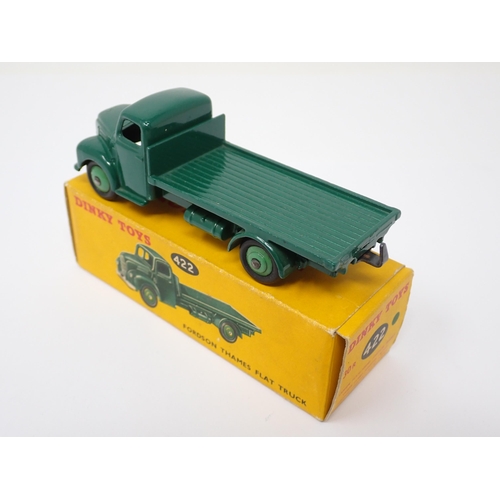 1160 - A boxed Dinky Toys No.422 green Fordson Thames Flat Truck