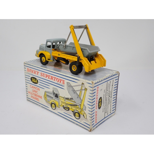 1162 - A boxed French Dinky Supertoys No.38A Camion Unic Multibenne Marrel Skip Truck