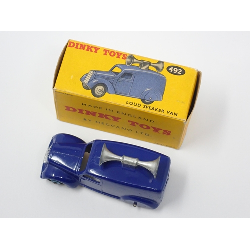 1166 - A boxed Dinky Toys No.492 Loudspeaker Van