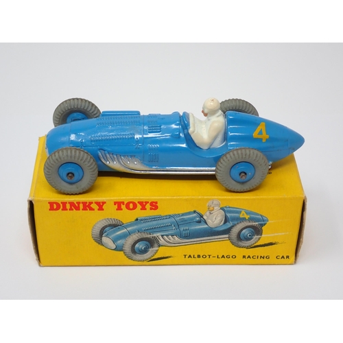 1168 - A boxed Dinky Toys No.23K Talbot-Lago Racing Car with 23K stamp to base plate