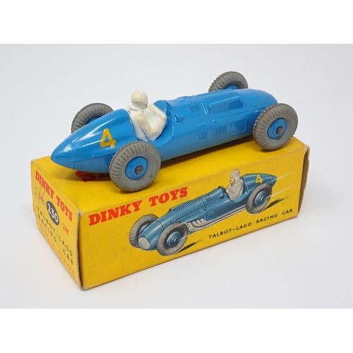 1168 - A boxed Dinky Toys No.23K Talbot-Lago Racing Car with 23K stamp to base plate