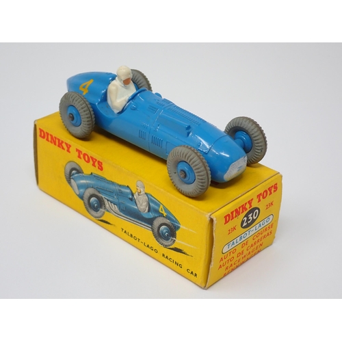 1168 - A boxed Dinky Toys No.23K Talbot-Lago Racing Car with 23K stamp to base plate