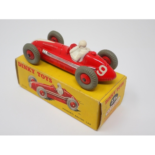 1169 - A boxed Dinky Toys No23N Maserati Racing Car with 23N stamp to base plate