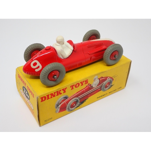 1169 - A boxed Dinky Toys No23N Maserati Racing Car with 23N stamp to base plate