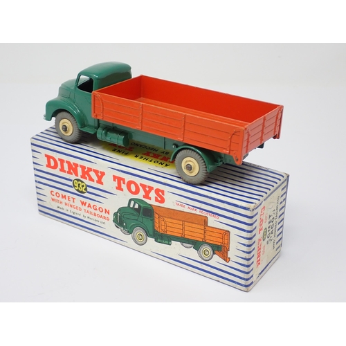 1177 - A boxed Dinky Toys No.932 orange and green Comet Lorry