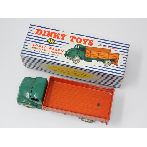 1177 - A boxed Dinky Toys No.932 orange and green Comet Lorry